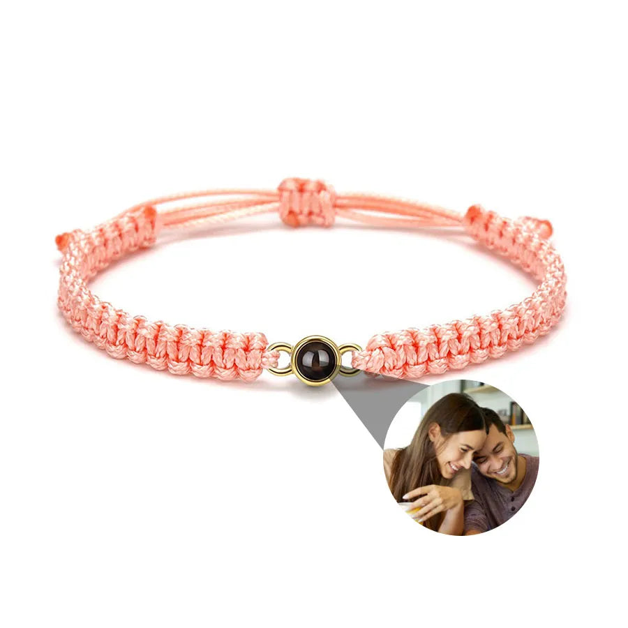 Memory Spark Photo Braided Bracelet