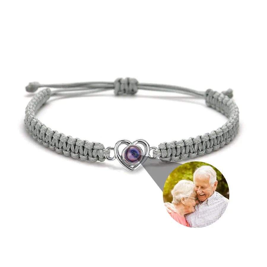 Memory Spark Photo Braided Bracelet