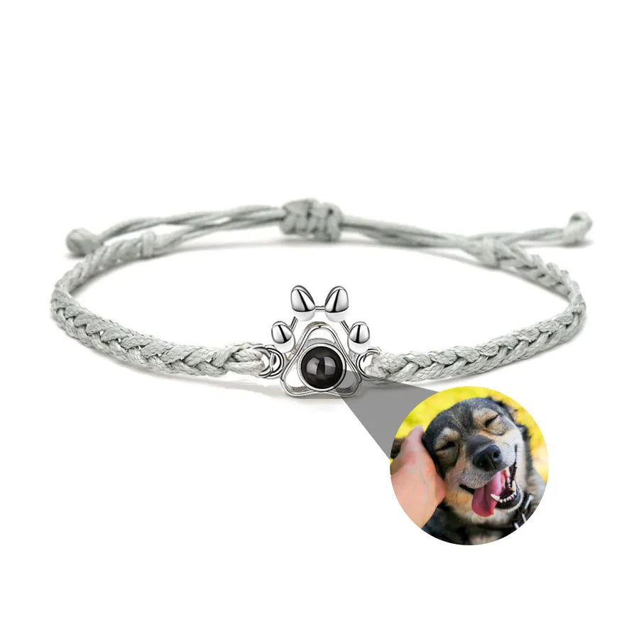 Memory Spark Photo Braided Bracelet