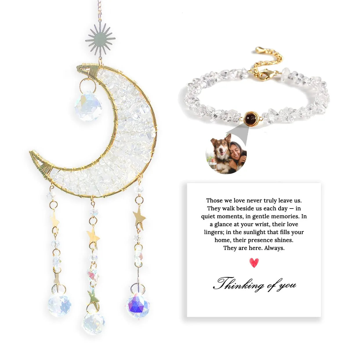 Personalized Crystal Shining Memory Gift Set