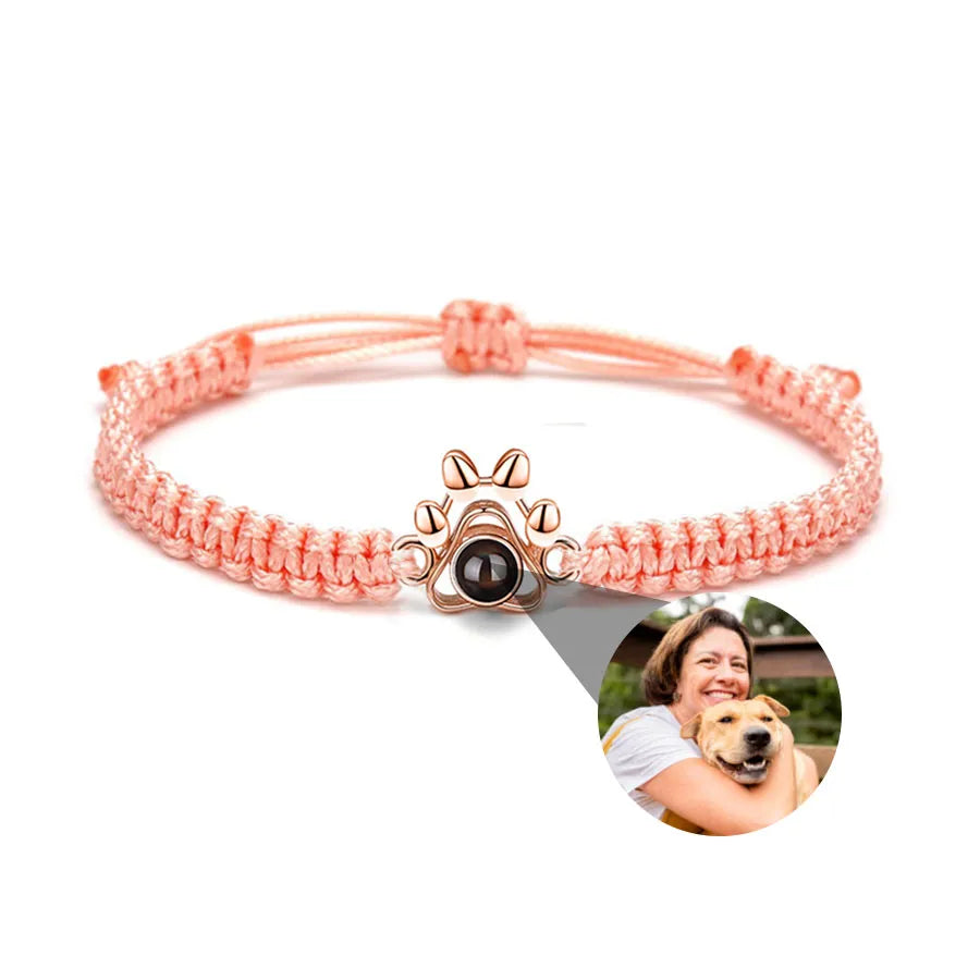 Memory Spark Photo Braided Bracelet