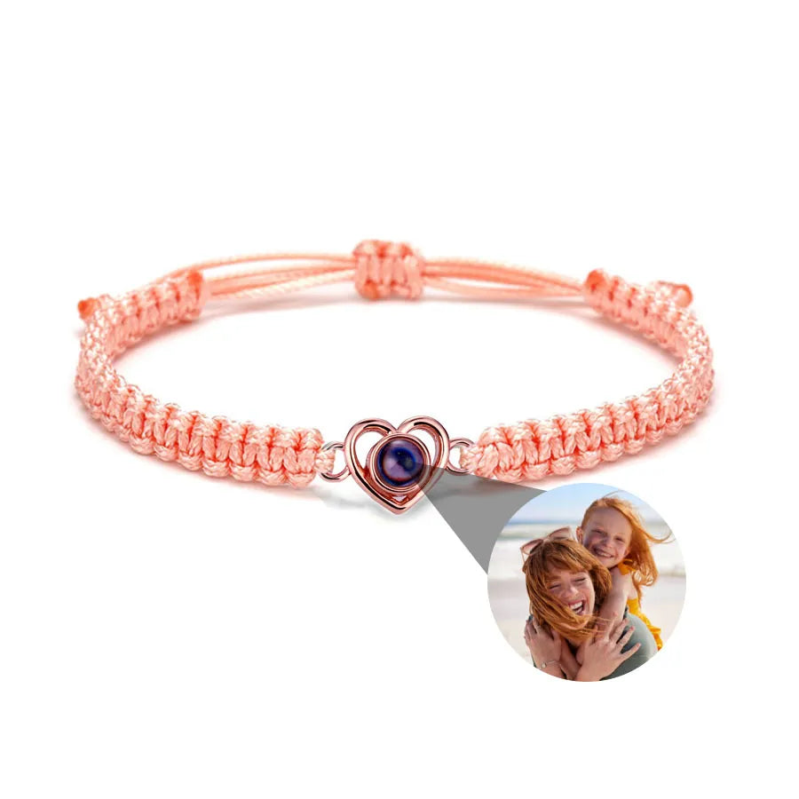 Memory Spark Photo Braided Bracelet