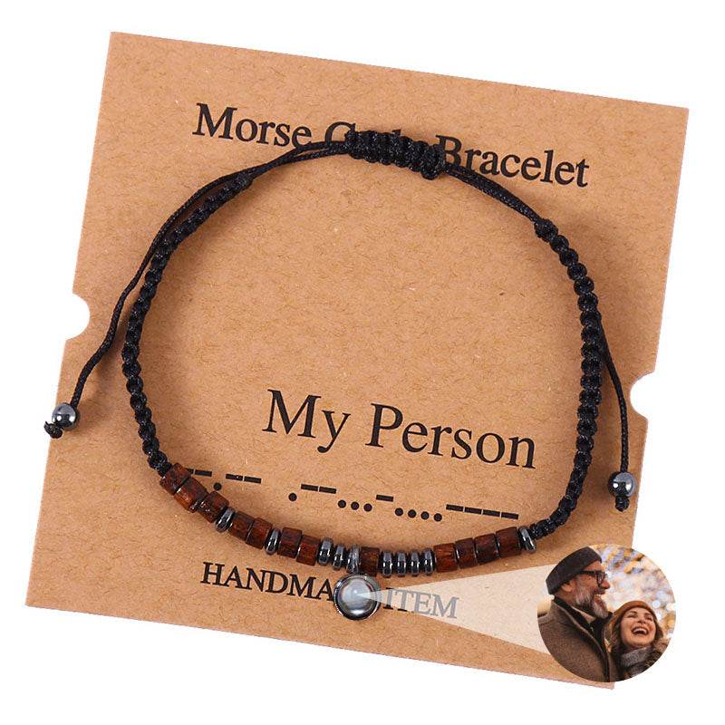 Secret Signals Morse Code Photo Bracelet - Pawisall