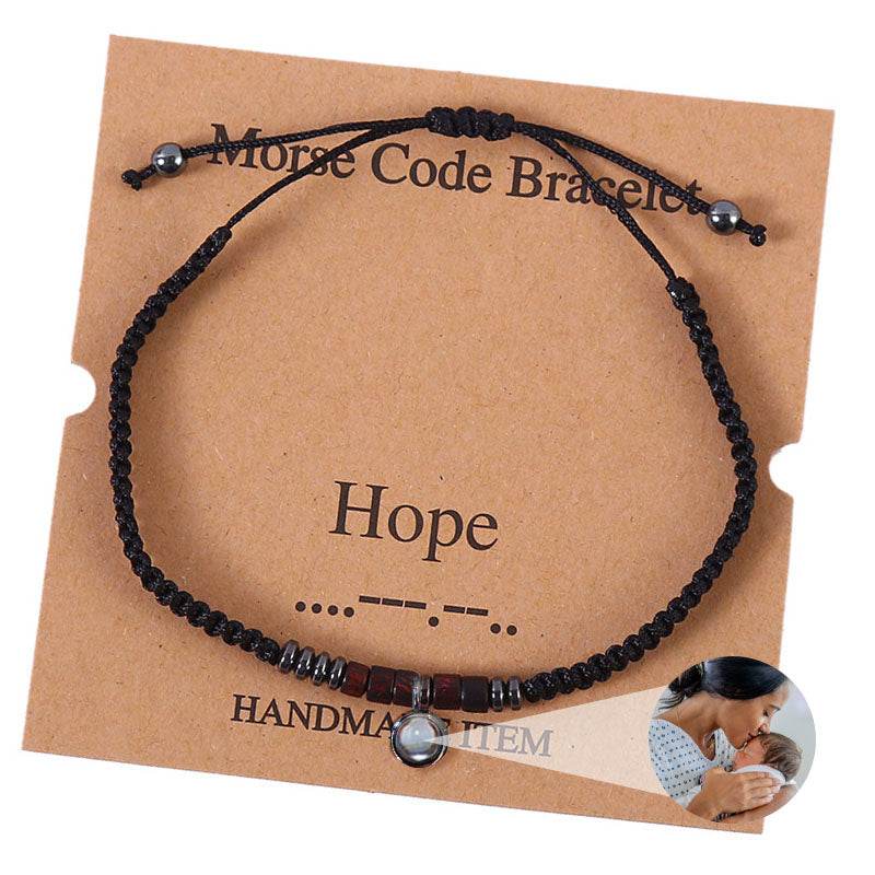 Secret Signals Morse Code Photo Bracelet - Pawisall