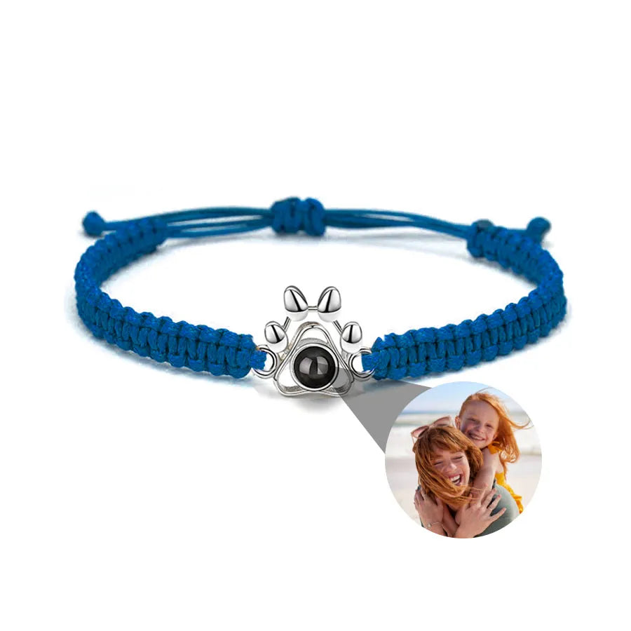 Memory Spark Photo Braided Bracelet