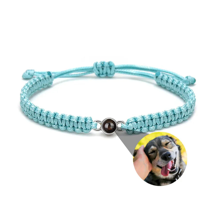 Memory Spark Photo Braided Bracelet