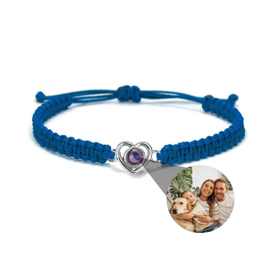 Memory Spark Photo Braided Bracelet