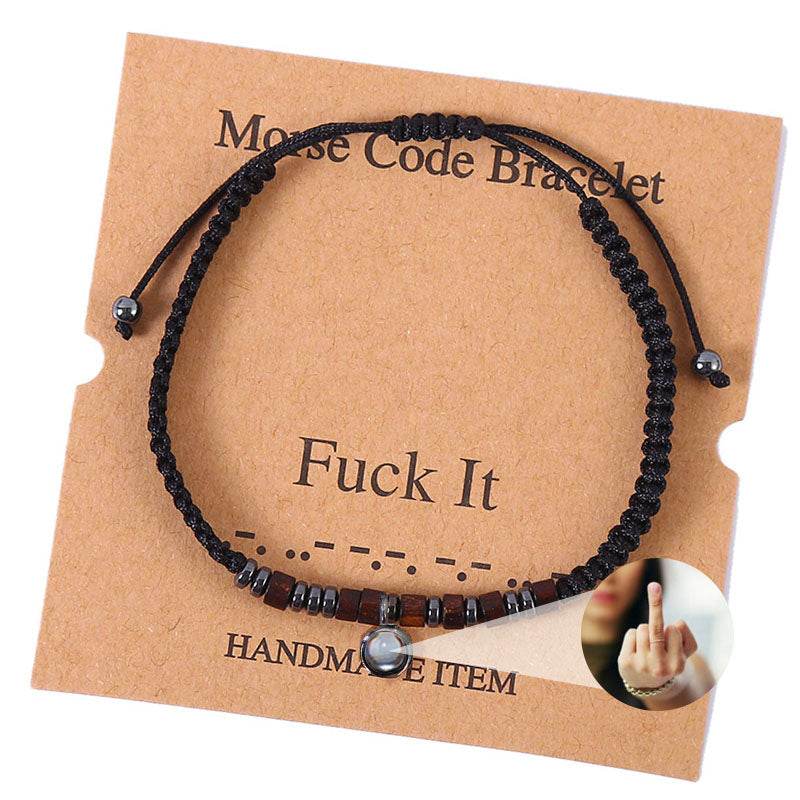 Secret Signals Morse Code Photo Bracelet - Pawisall