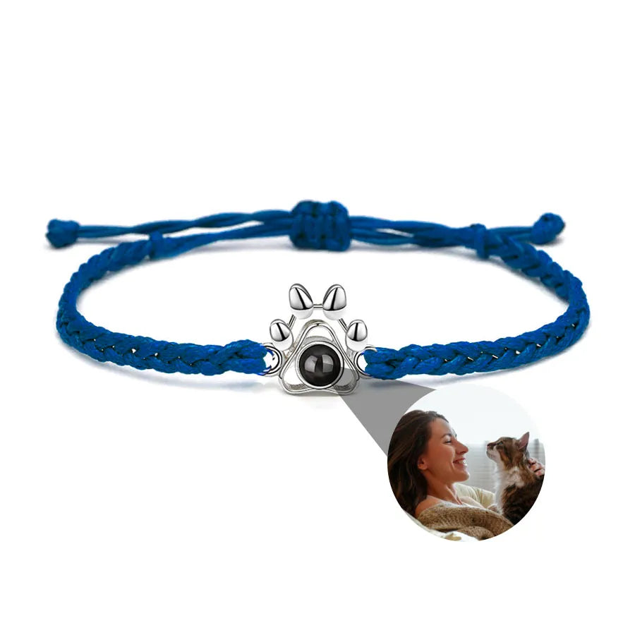 Memory Spark Photo Braided Bracelet