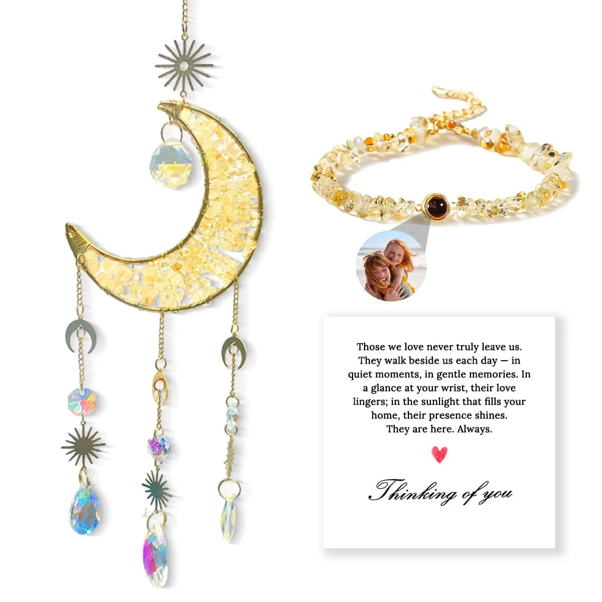 Personalized Crystal Shining Memory Gift Set