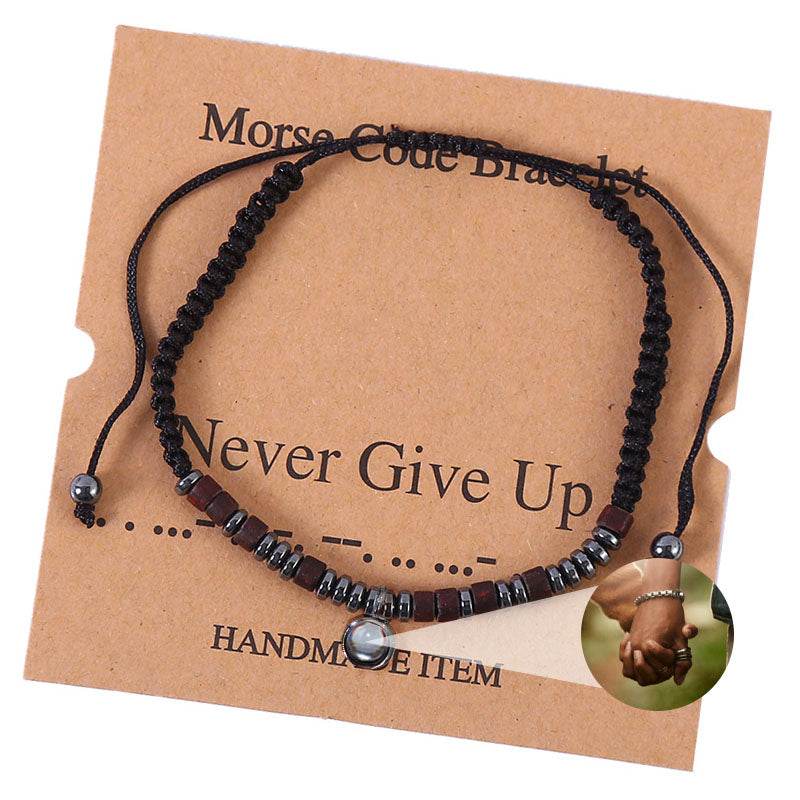 Secret Signals Morse Code Photo Bracelet - Pawisall