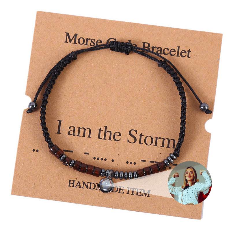 Secret Signals Morse Code Photo Bracelet - Pawisall