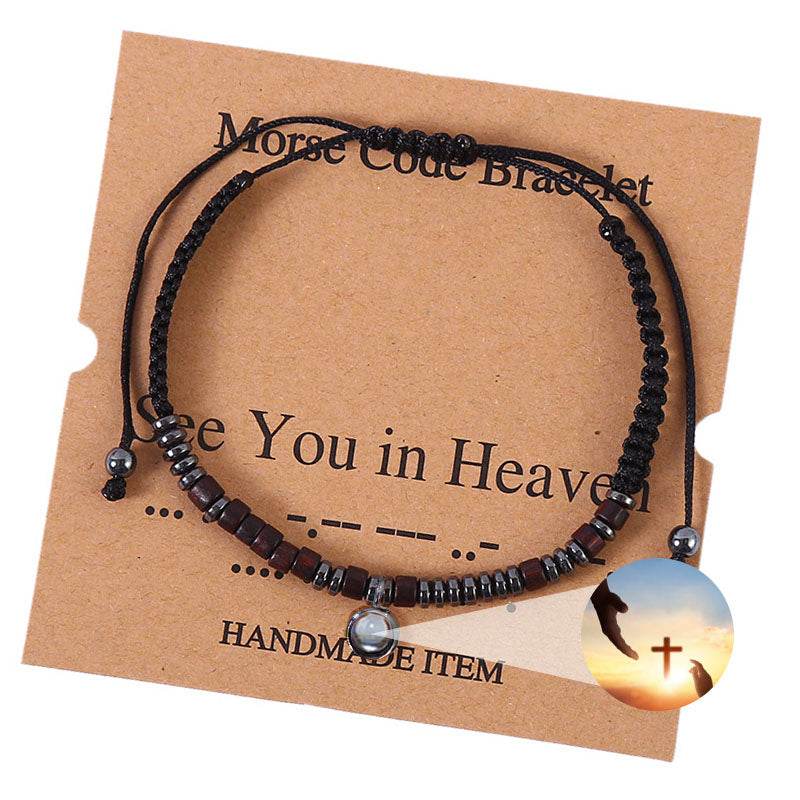 Secret Signals Morse Code Photo Bracelet - Pawisall