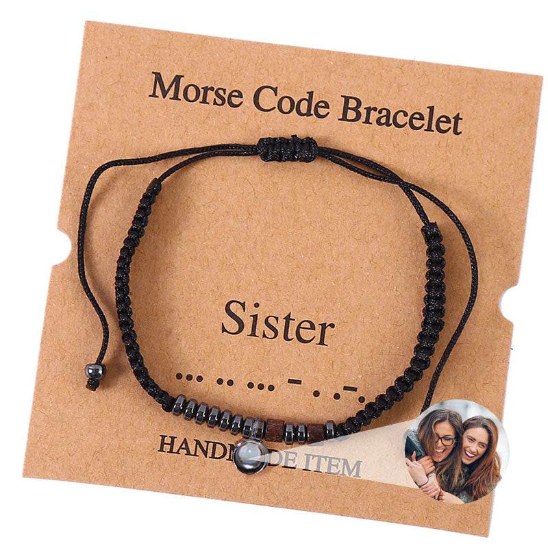 Secret Signals Morse Code Photo Bracelet - Pawisall