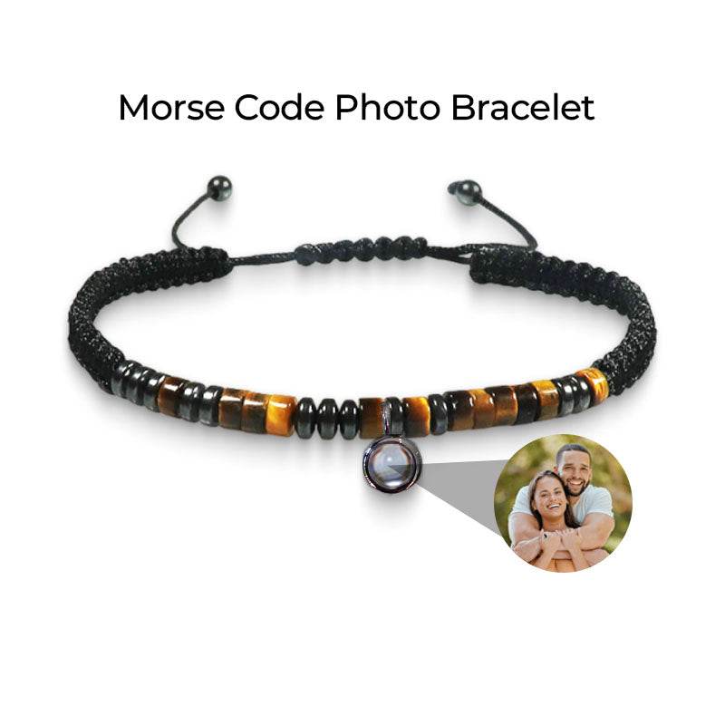 Secret Signals Morse Code Photo Bracelet - Pawisall