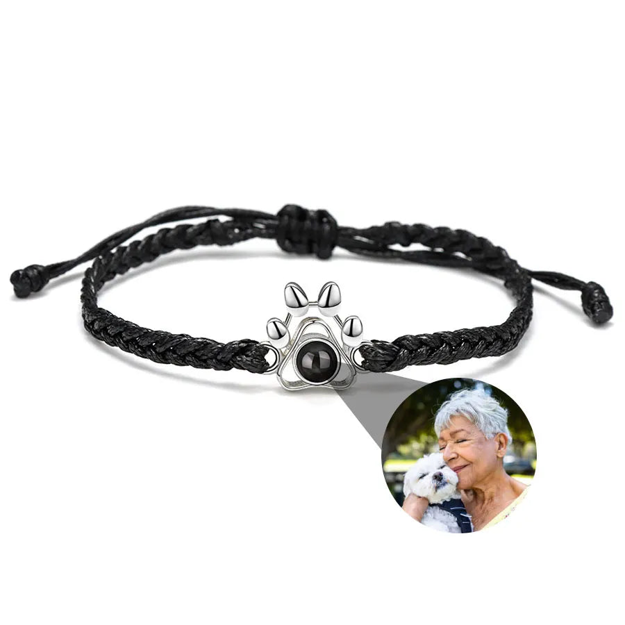 Memory Spark Photo Braided Bracelet