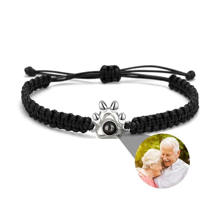 Memory Spark Photo Braided Bracelet