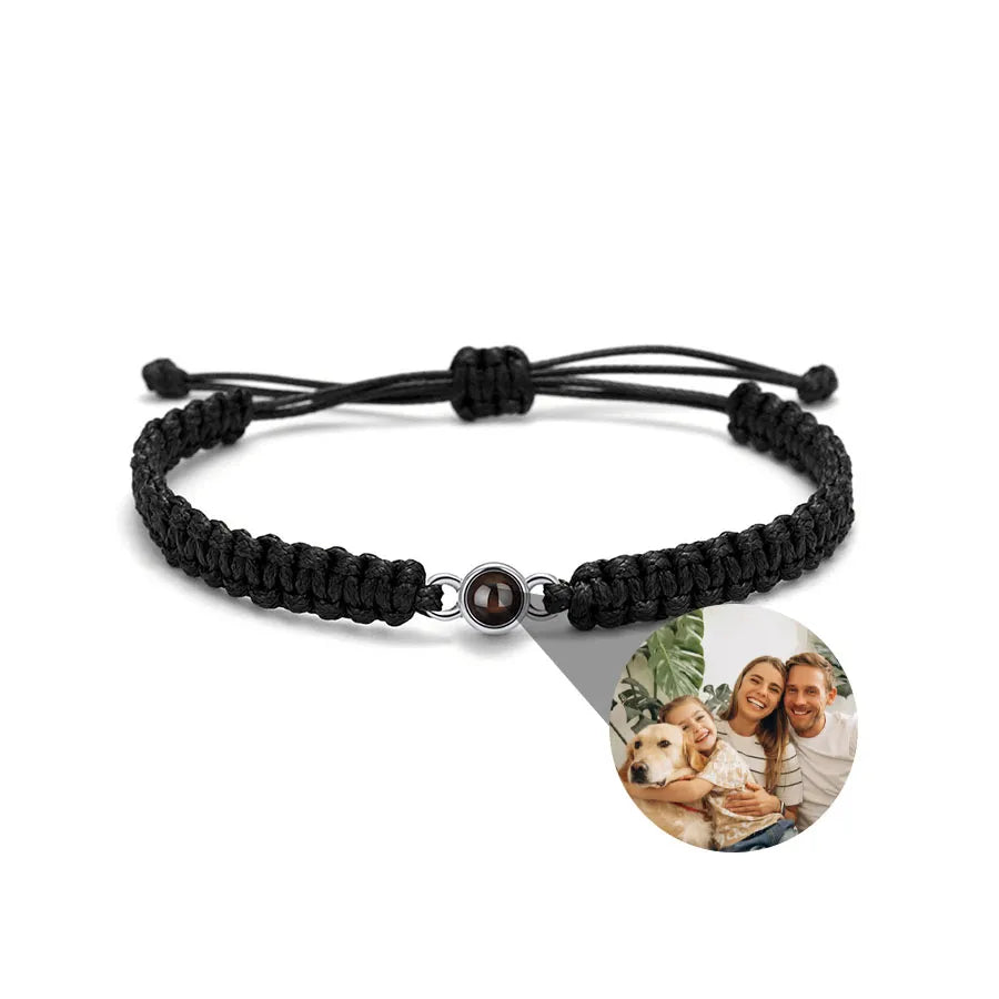 Memory Spark Photo Braided Bracelet