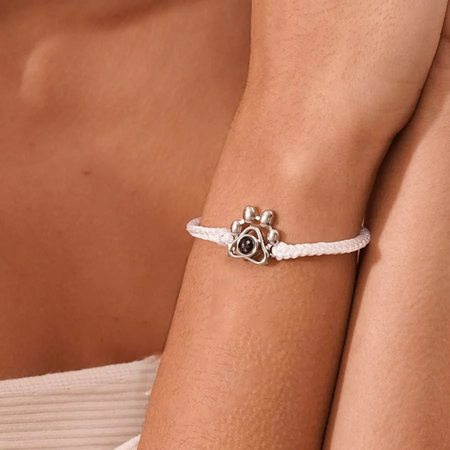 Memory Spark Photo Braided Bracelet