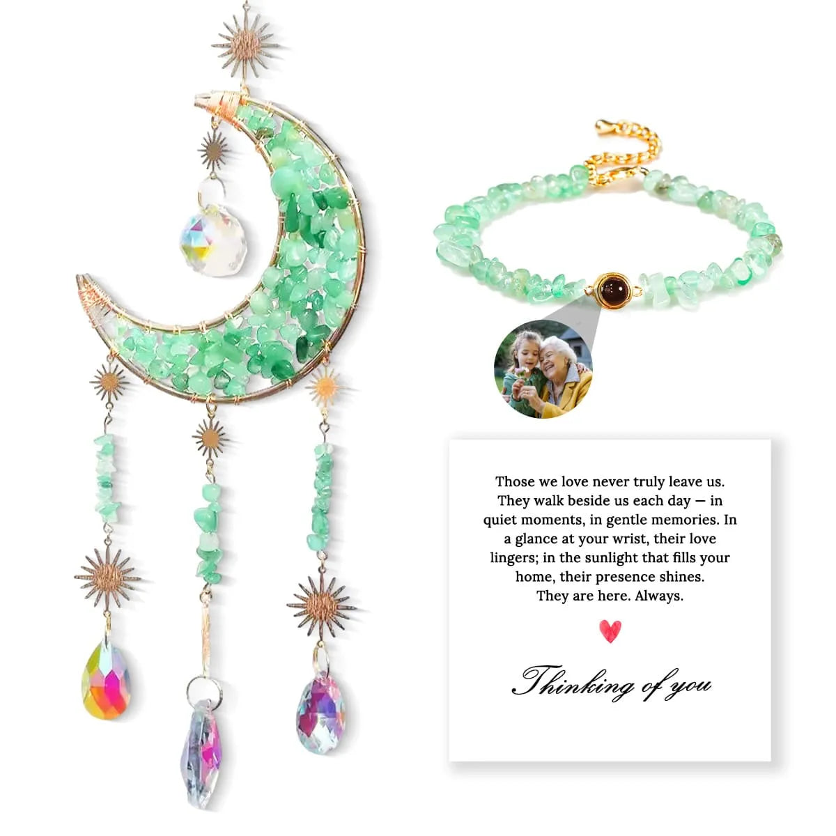 Personalized Crystal Shining Memory Gift Set