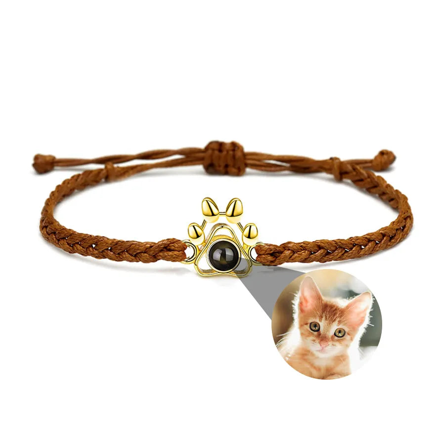 Memory Spark Photo Braided Bracelet