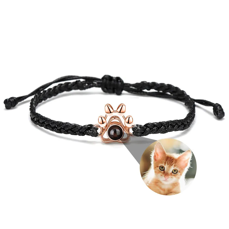 Memory Spark Photo Braided Bracelet