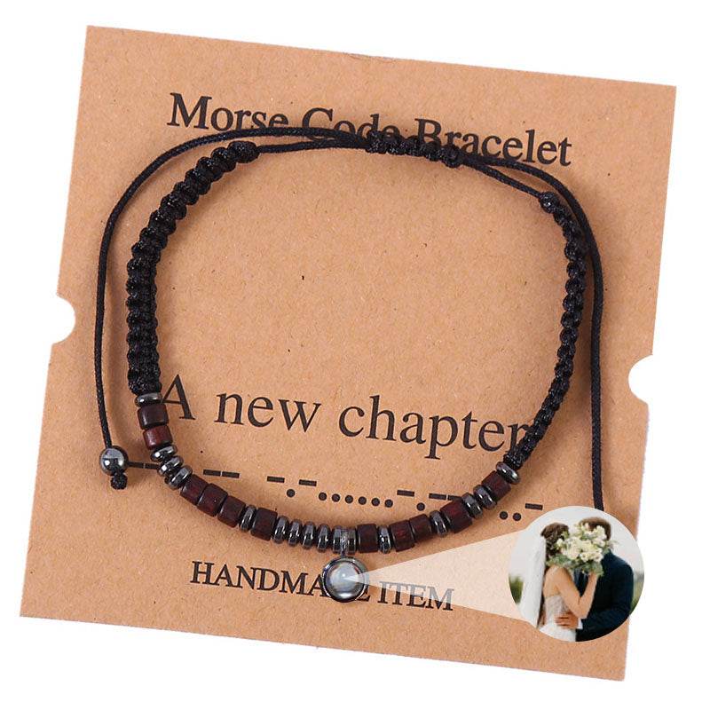 Secret Signals Morse Code Photo Bracelet - Pawisall