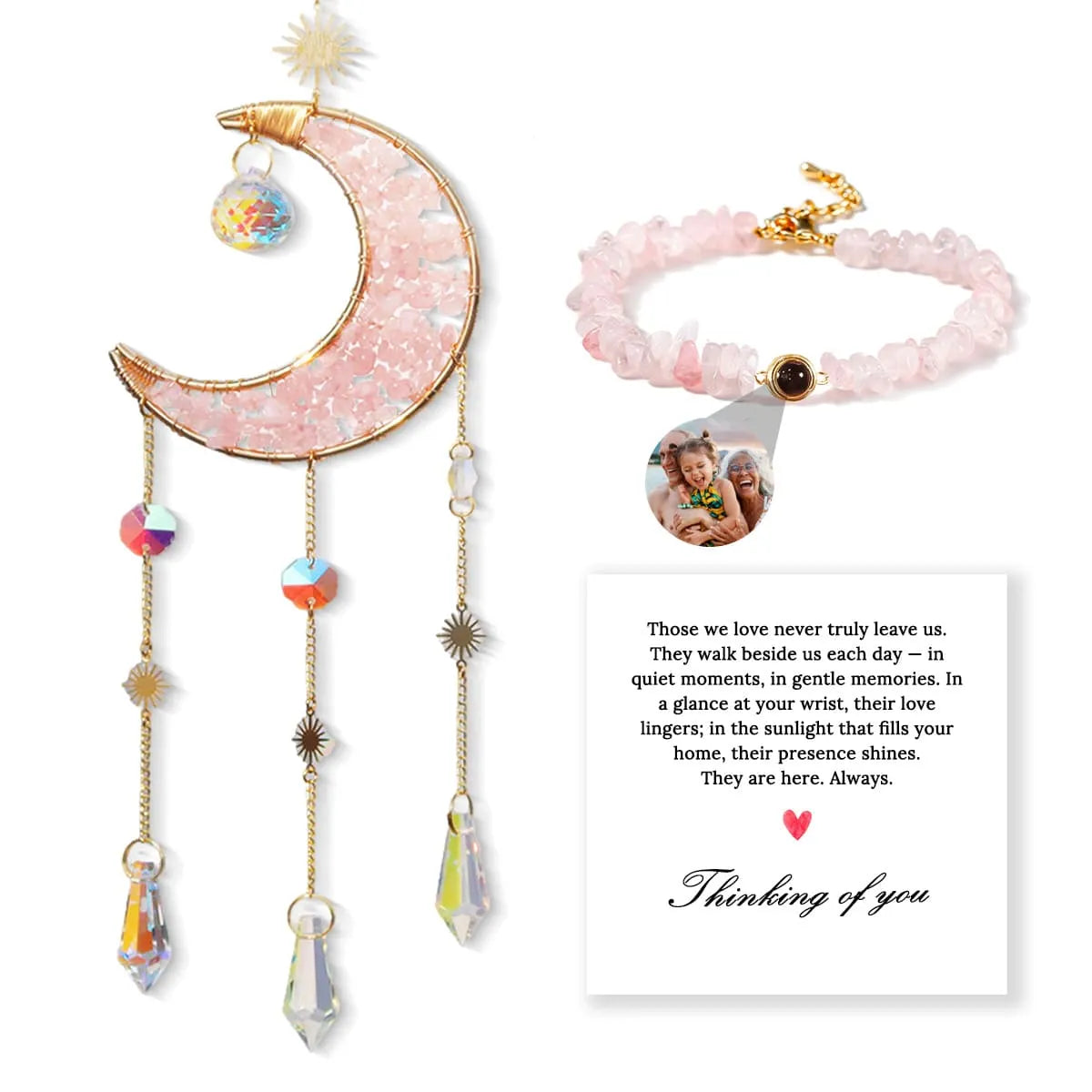 Personalized Crystal Shining Memory Gift Set