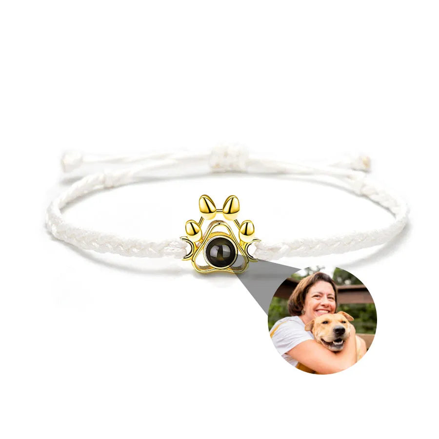 Memory Spark Photo Braided Bracelet