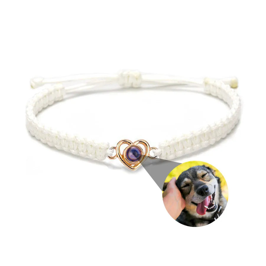 Memory Spark Photo Braided Bracelet