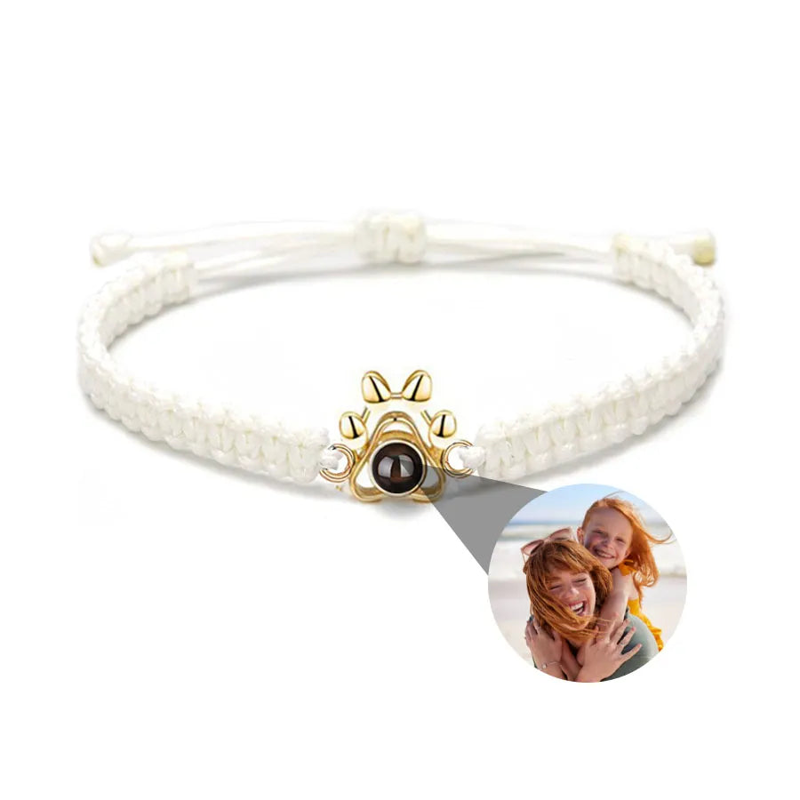 Memory Spark Photo Braided Bracelet