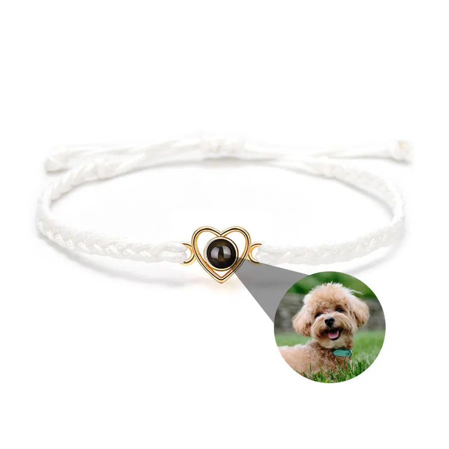 Memory Spark Photo Braided Bracelet