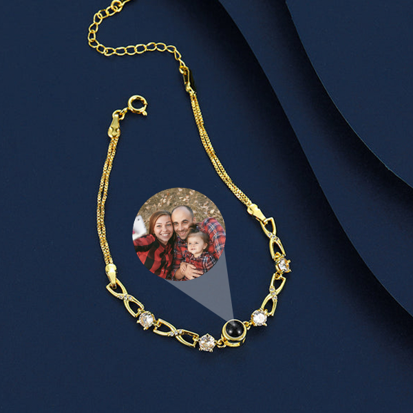 Blooming Beauty Bracelet With Hidden Photo