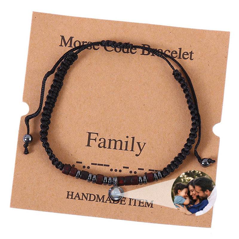 Secret Signals Morse Code Photo Bracelet - Pawisall
