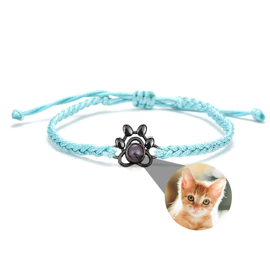 Memory Spark Photo Braided Bracelet
