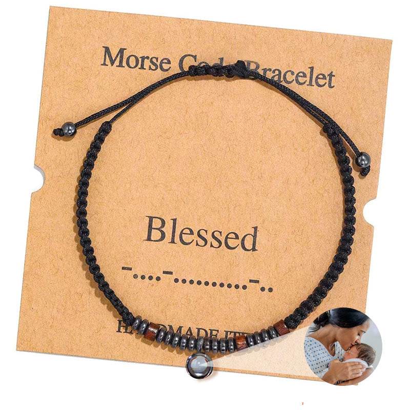 Secret Signals Morse Code Photo Bracelet - Pawisall