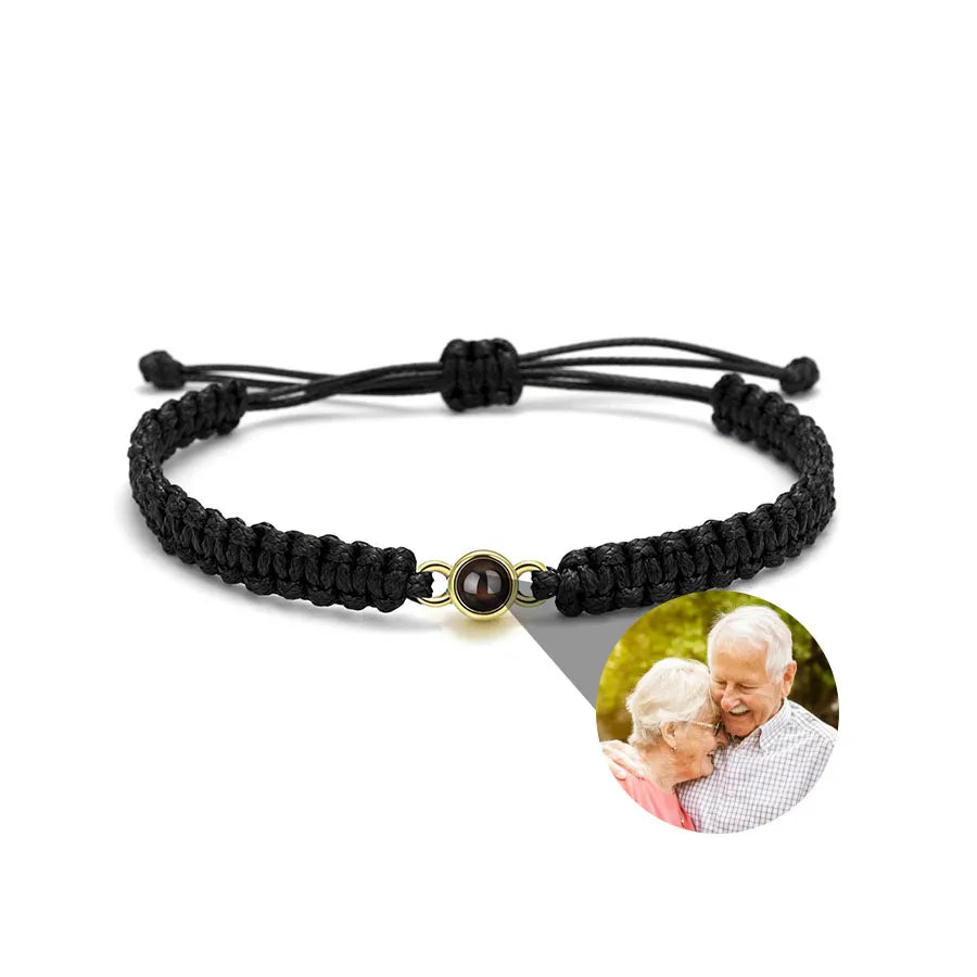 Memory Spark Photo Braided Bracelet
