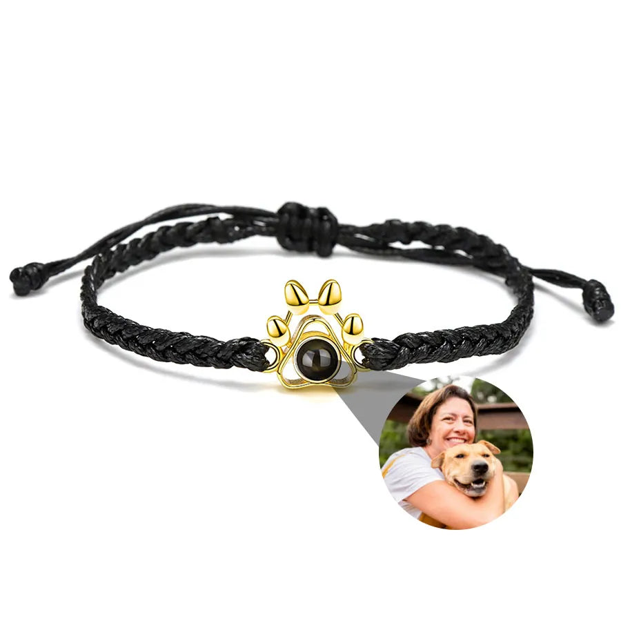Memory Spark Photo Braided Bracelet