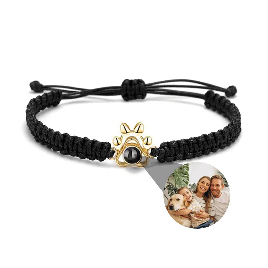 Memory Spark Photo Braided Bracelet