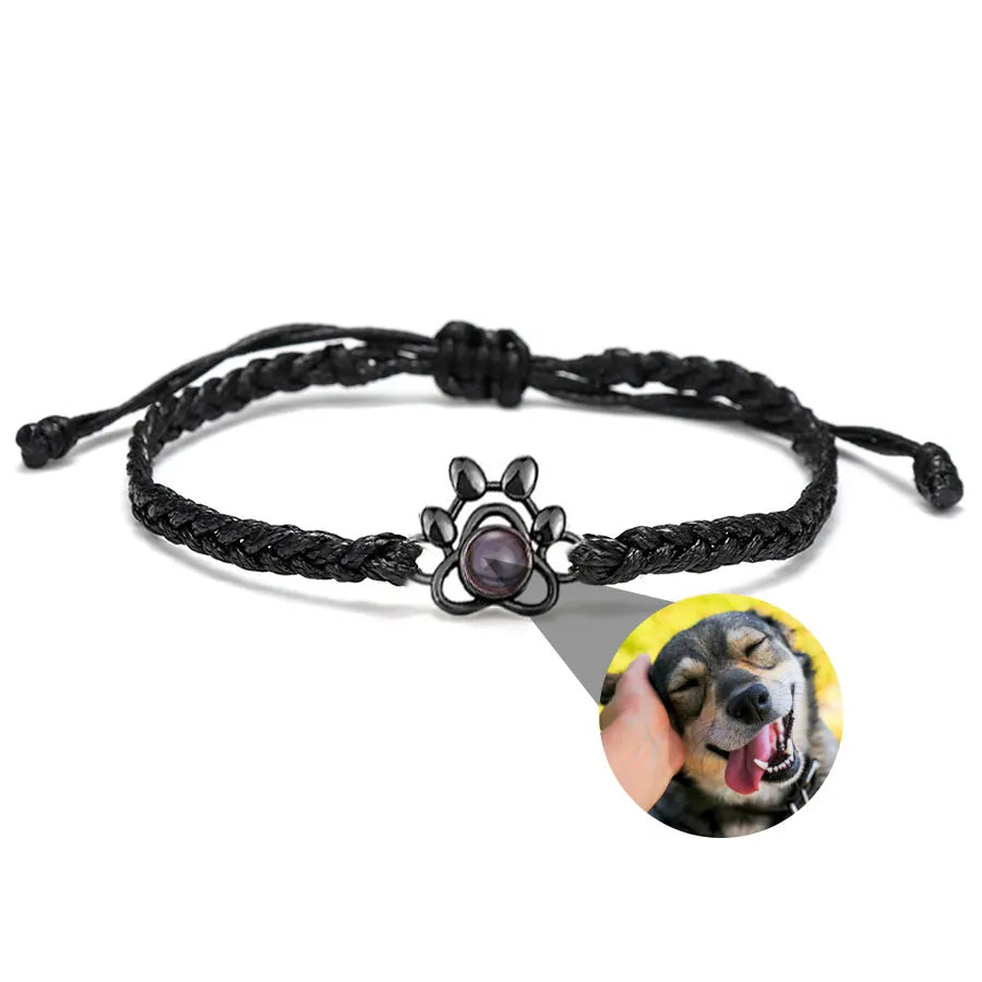 Memory Spark Photo Braided Bracelet