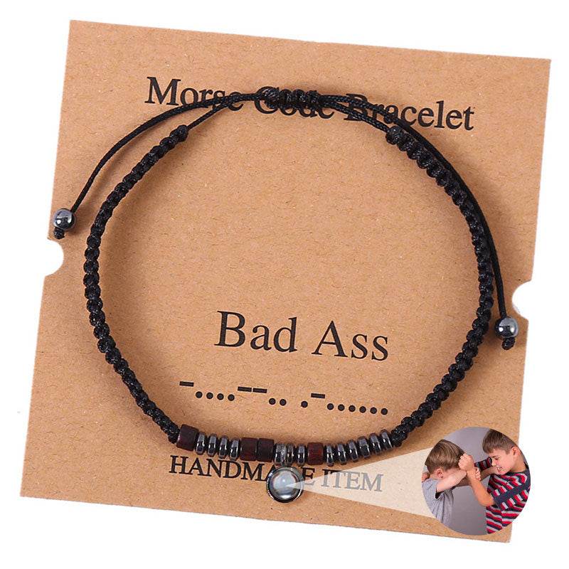 Secret Signals Morse Code Photo Bracelet - Pawisall