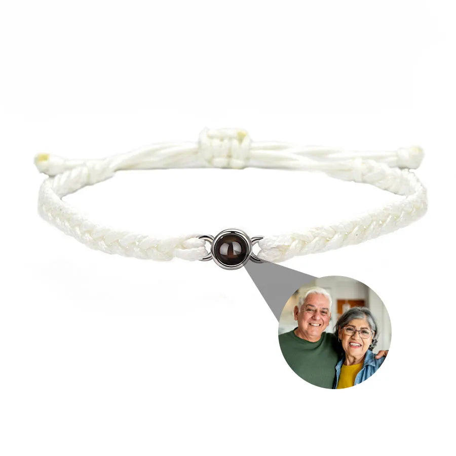 Memory Spark Photo Braided Bracelet