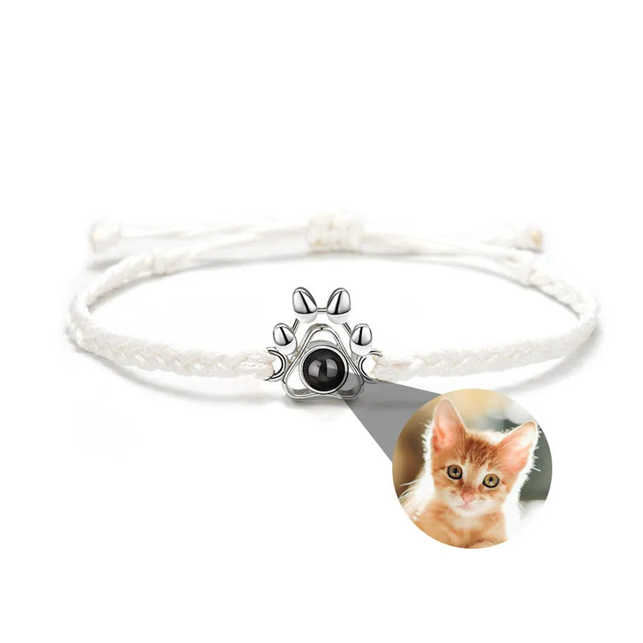 Memory Spark Photo Braided Bracelet
