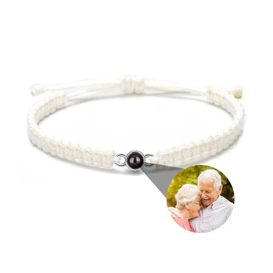 Memory Spark Photo Braided Bracelet
