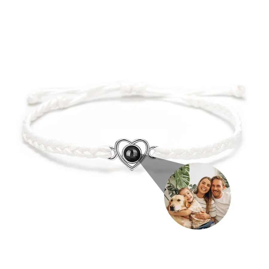 Memory Spark Photo Braided Bracelet