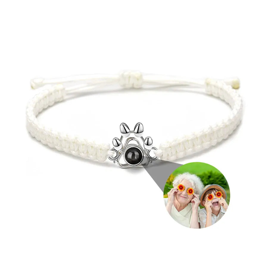 Memory Spark Photo Braided Bracelet
