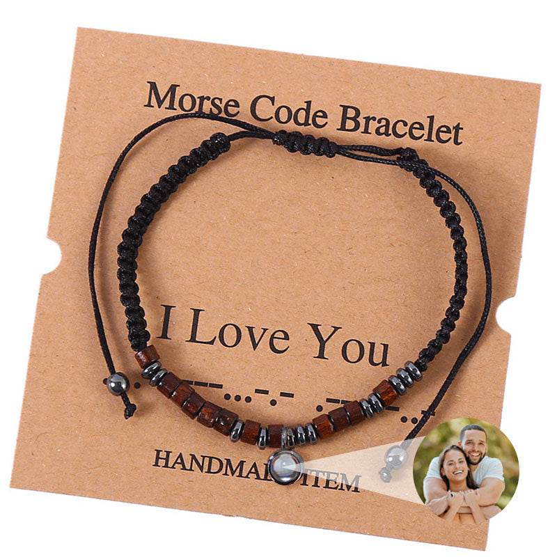 Secret Signals Morse Code Photo Bracelet - Pawisall