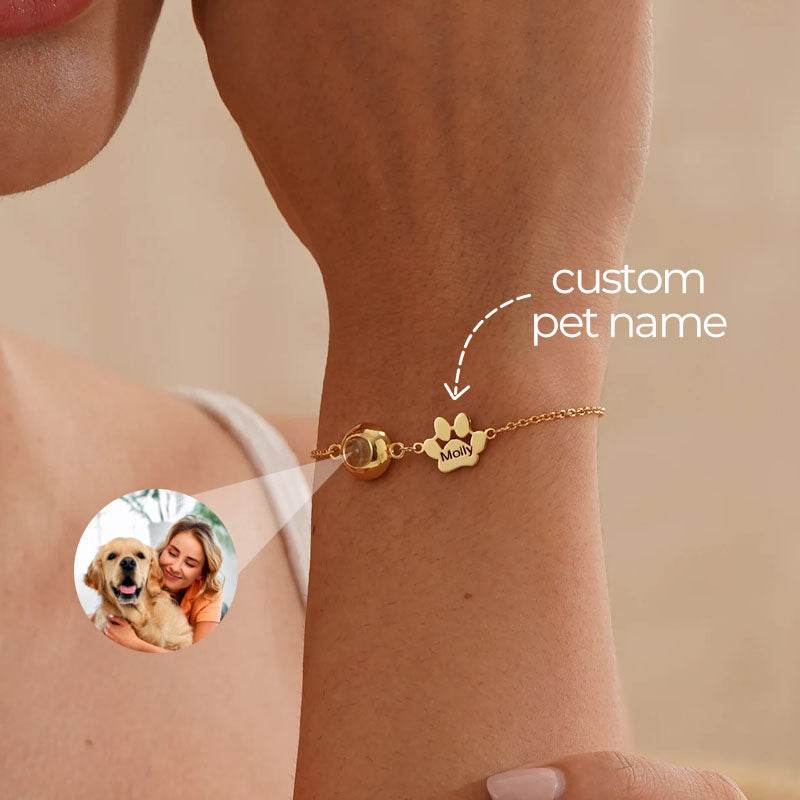 FurEver Custom Pet Name Photo Bracelet - Pawisall