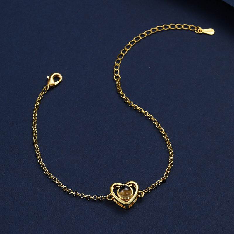 Custom Heart Photo Bracelet - Pawisall