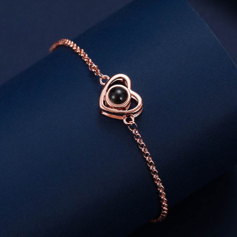 Custom Heart Photo Bracelet - Pawisall